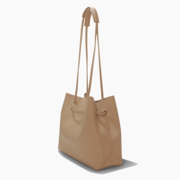 8 Other Reasons Handbags - 8 Other Reasons TAN Vegan Leather Tote Bag | NEW |Slouchy Crossbody Bucket Bag